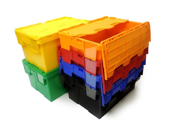 Plastic Lidded Storage Boxes